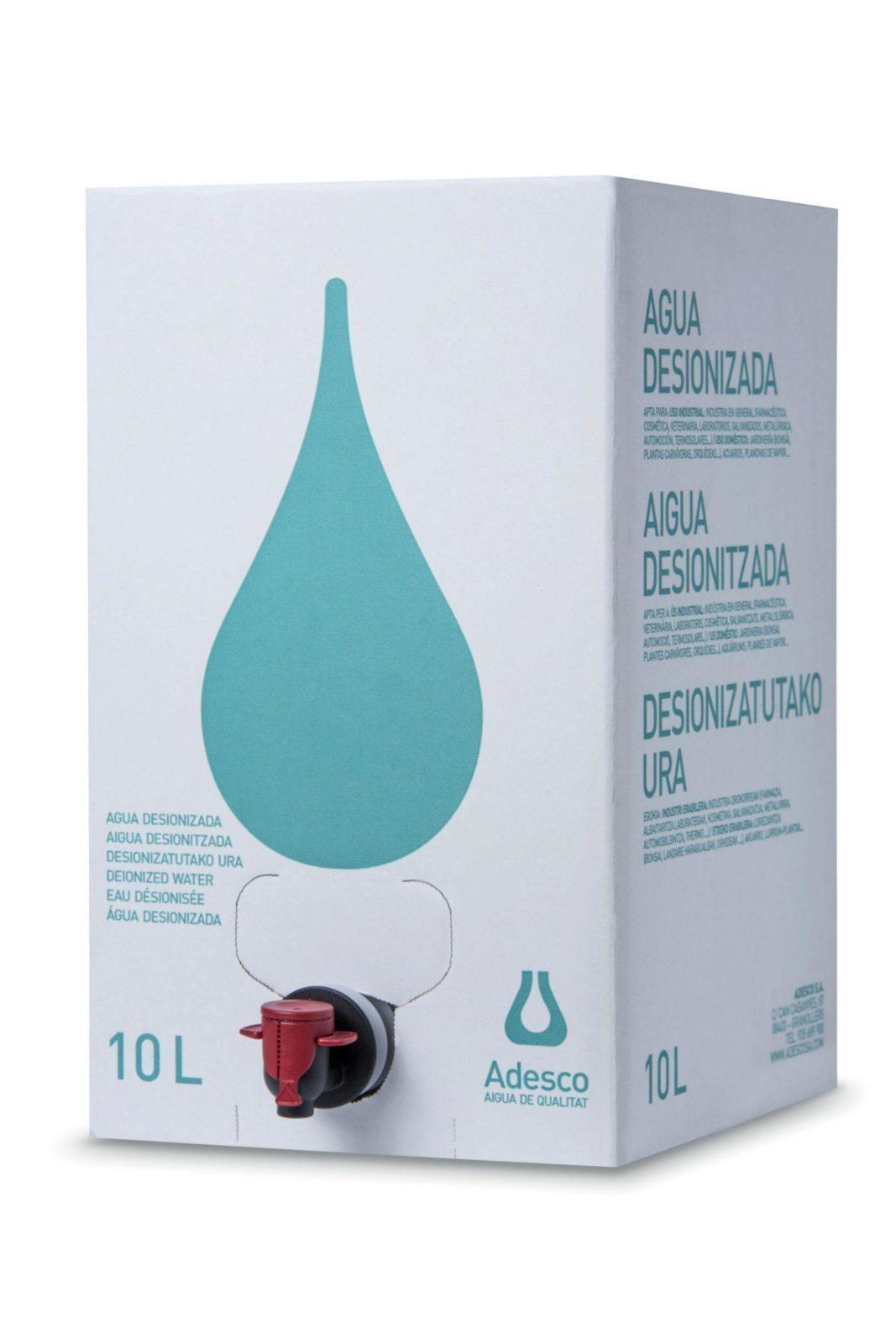 Eau distillée - Aqua dest 5 litres en jerrican premium teinte naturelle