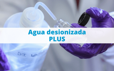 Agua desionizada PLUS: usos y características